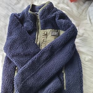 NWT Eddie Bauer size 10/12 sherpa zip up